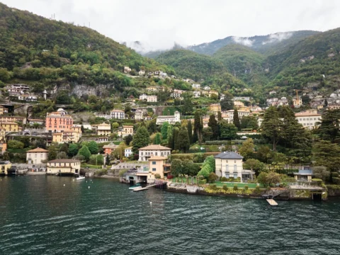 fun lake como wedding stephanie michael