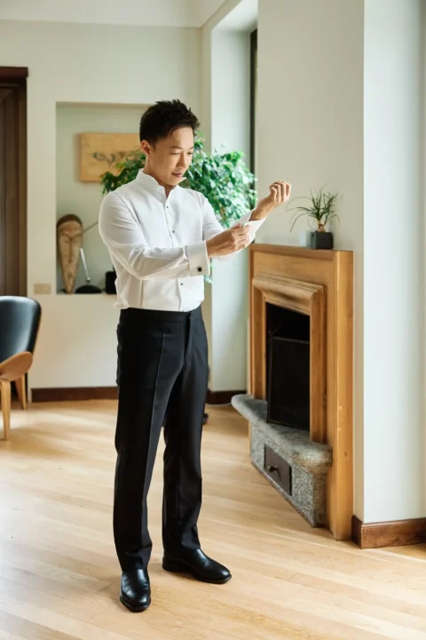 fun lake como wedding stephanie michael