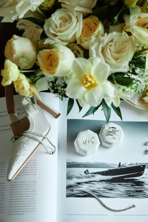 fun lake como wedding stephanie michael