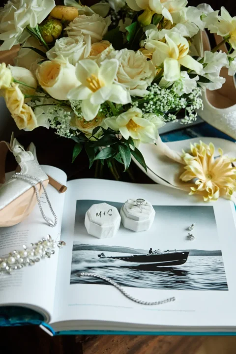 fun lake como wedding stephanie michael