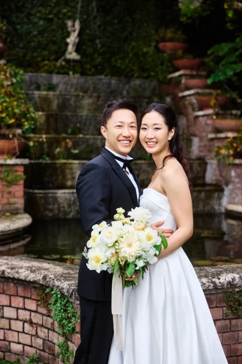 fun lake como wedding stephanie michael