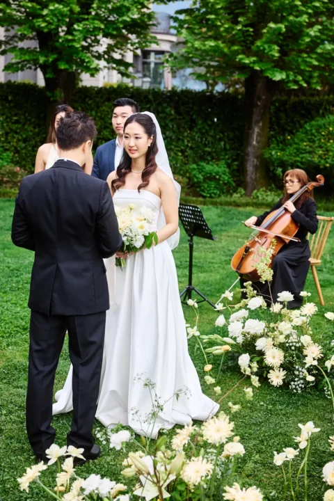 fun lake como wedding stephanie michael