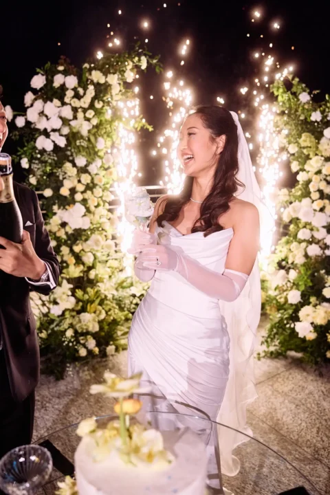 fun lake como wedding stephanie michael