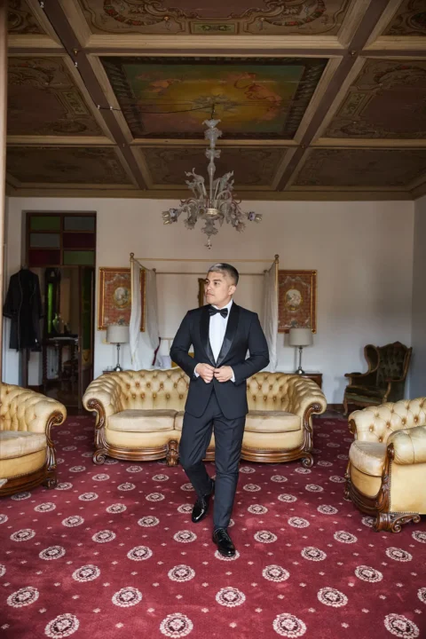 historic garden elopement camellia eric