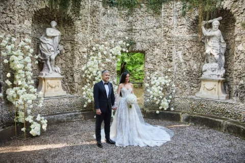 historic garden elopement camellia eric
