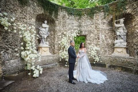 historic garden elopement camellia eric