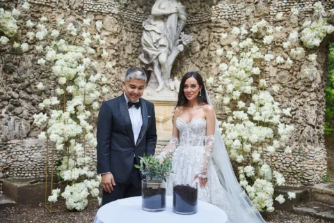 historic garden elopement camellia eric