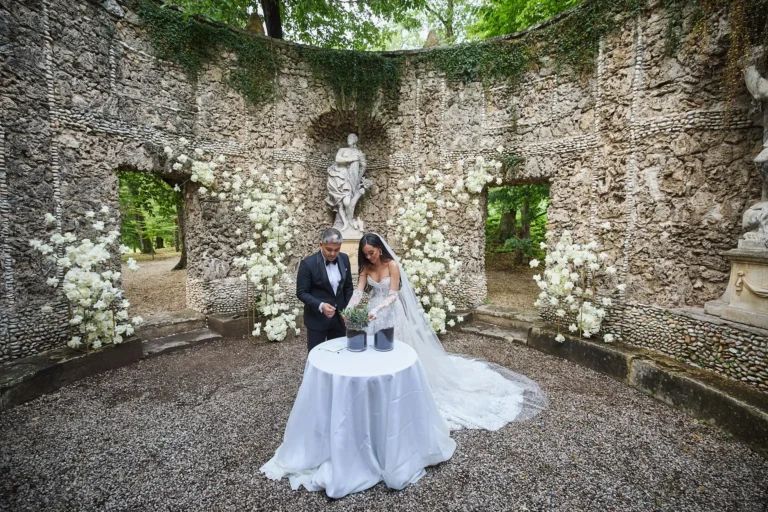 historic garden elopement camellia eric