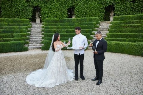 historic garden elopement camellia eric