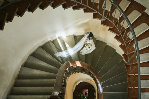 intimate garden elopement erin chris