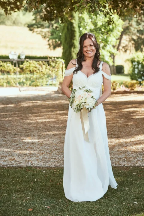 intimate garden elopement erin chris