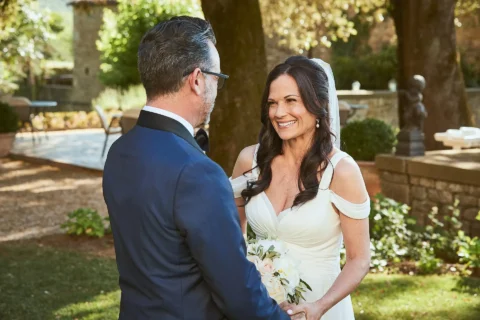 intimate garden elopement erin chris