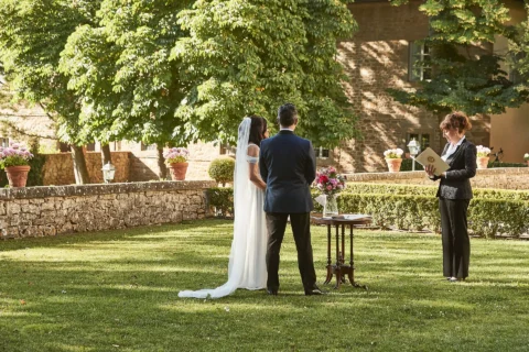 intimate garden elopement erin chris