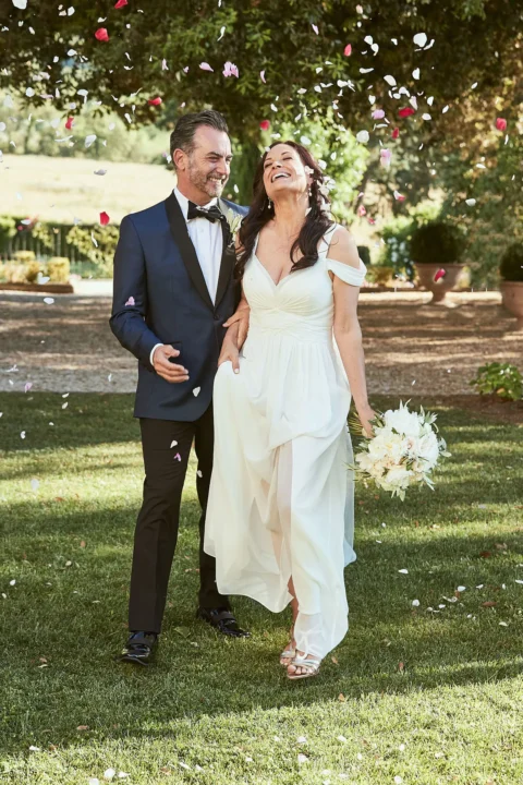 intimate garden elopement erin chris