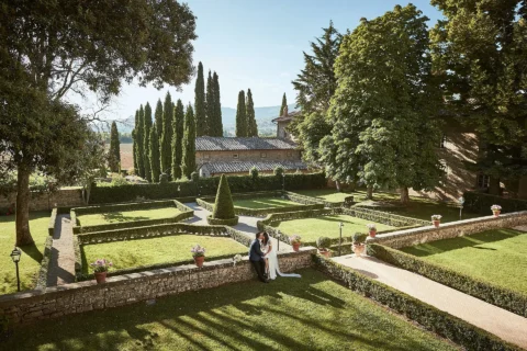 intimate garden elopement erin chris