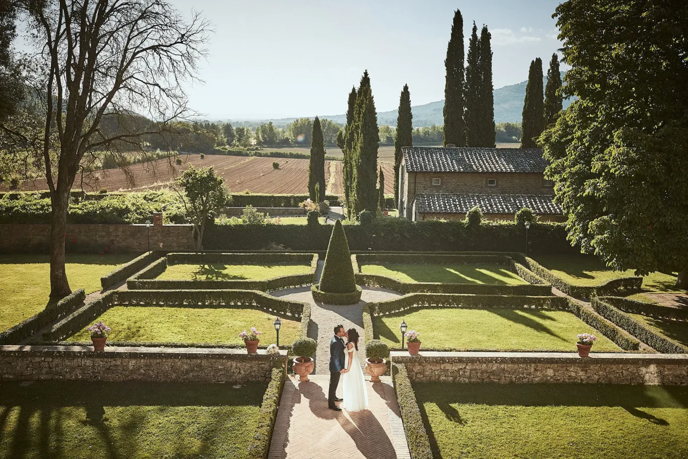 intimate garden elopement erin chris