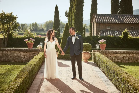 intimate garden elopement erin chris