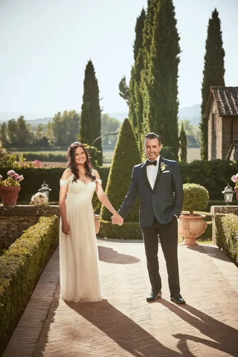 intimate garden elopement erin chris