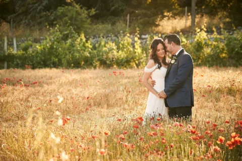intimate garden elopement erin chris