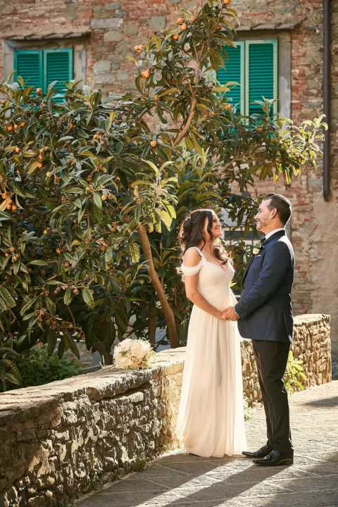 intimate garden elopement erin chris