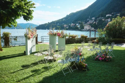 intimate lake como celebration madelyn ashley