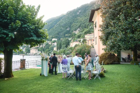 intimate lake como celebration madelyn ashley