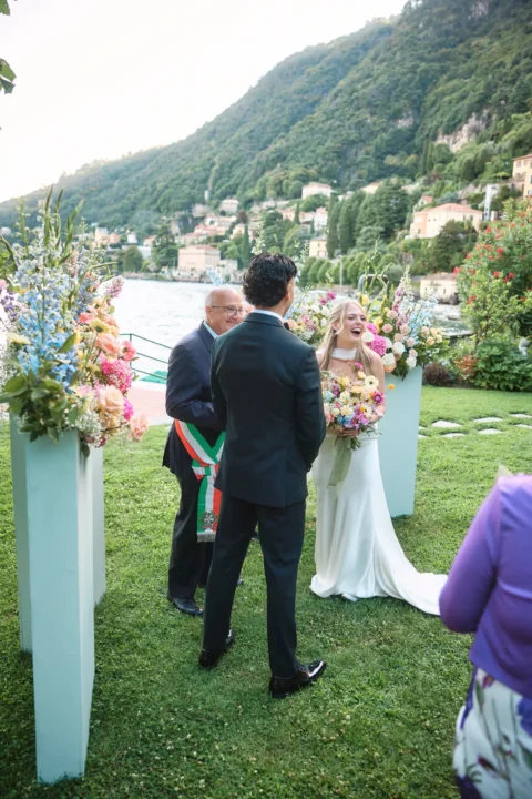 intimate lake como celebration madelyn ashley