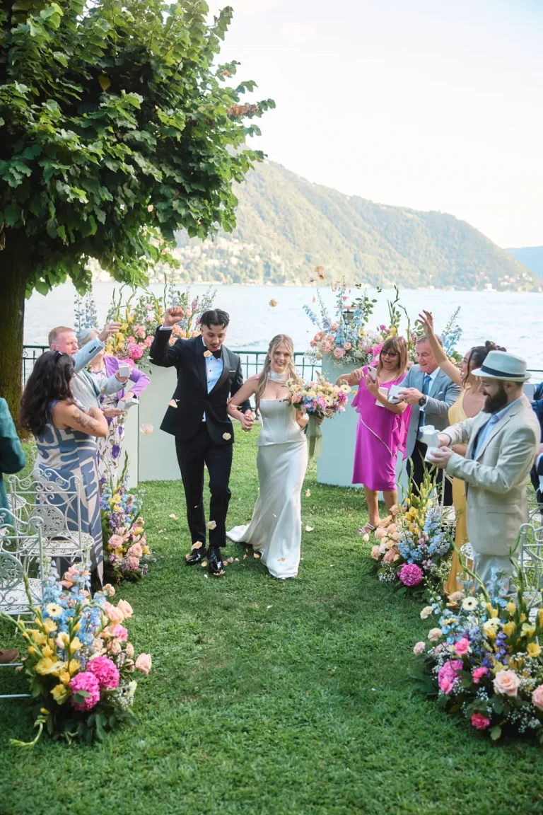 intimate lake como celebration madelyn ashley