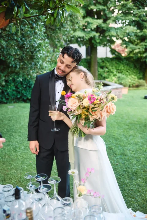 intimate lake como celebration madelyn ashley