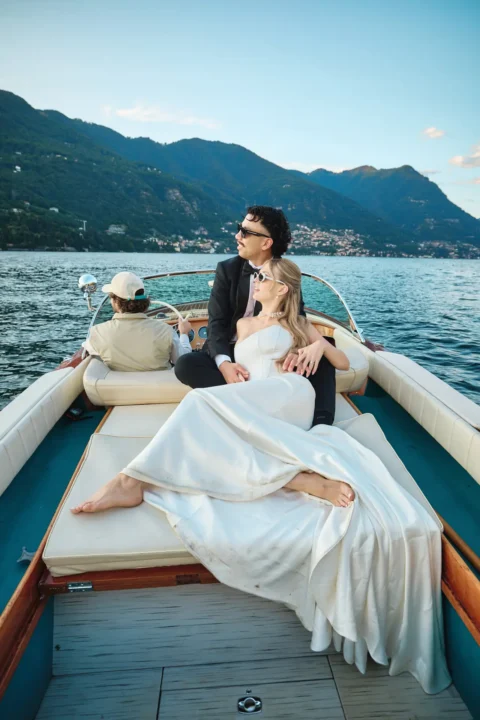 intimate lake como celebration madelyn ashley