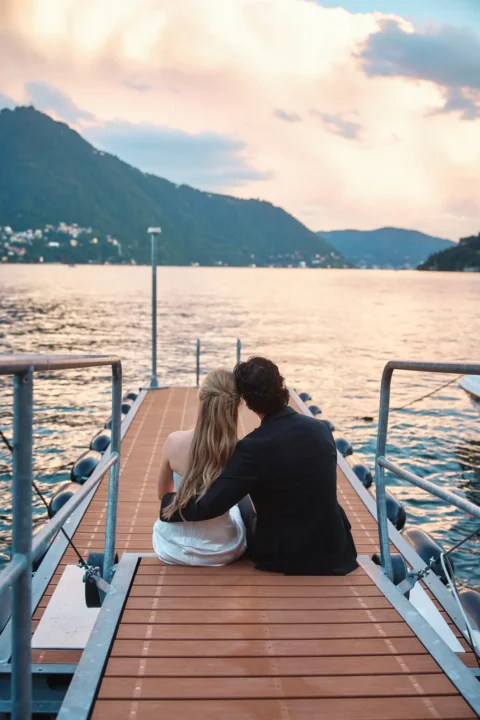 intimate lake como celebration madelyn ashley