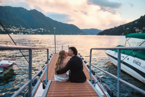 intimate lake como celebration madelyn ashley