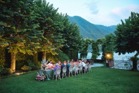 intimate lake como celebration madelyn ashley