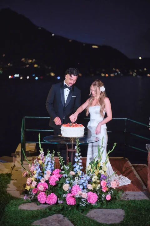 intimate lake como celebration madelyn ashley