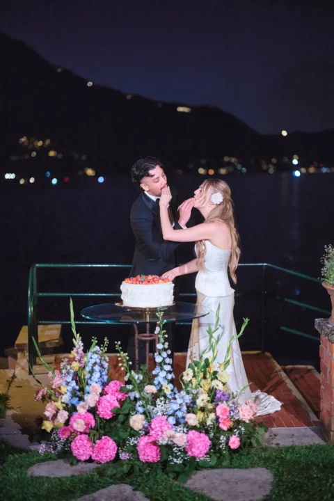 intimate lake como celebration madelyn ashley