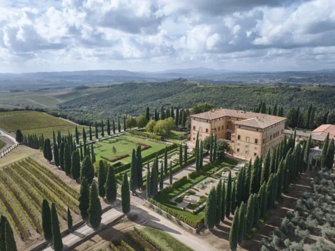 intimate tuscan celebration gabrielle nick