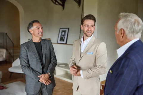 intimate tuscan celebration gabrielle nick