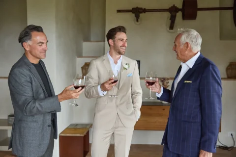 intimate tuscan celebration gabrielle nick