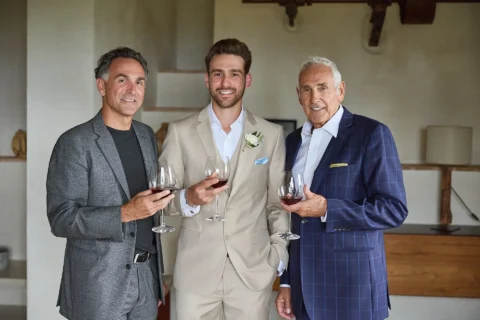 intimate tuscan celebration gabrielle nick