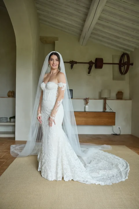 intimate tuscan celebration gabrielle nick