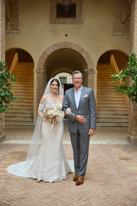intimate tuscan celebration gabrielle nick
