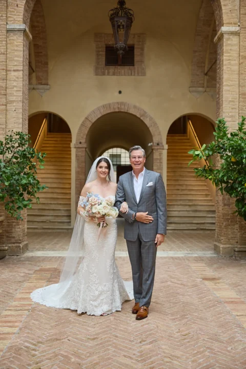 intimate tuscan celebration gabrielle nick