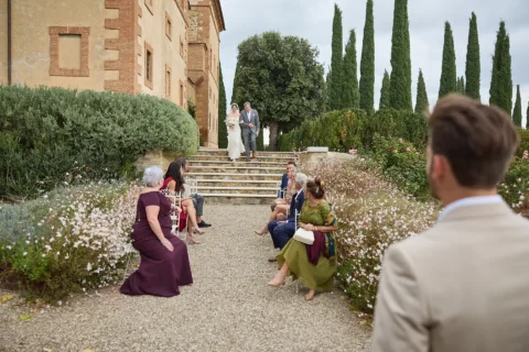 intimate tuscan celebration gabrielle nick