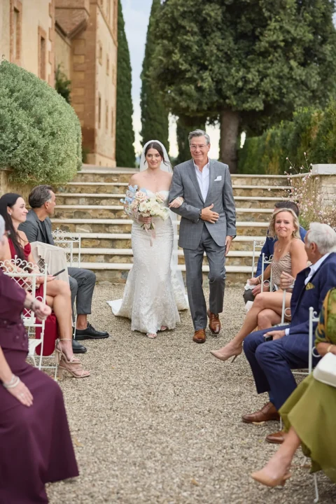 intimate tuscan celebration gabrielle nick