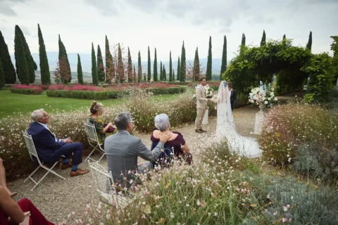 intimate tuscan celebration gabrielle nick