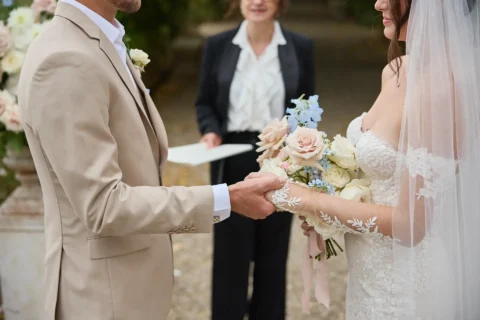 intimate tuscan celebration gabrielle nick