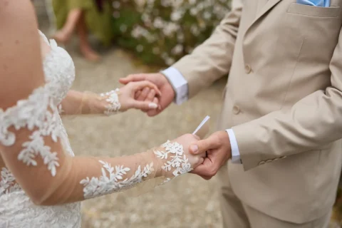 intimate tuscan celebration gabrielle nick