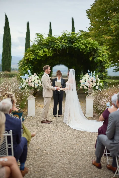 intimate tuscan celebration gabrielle nick