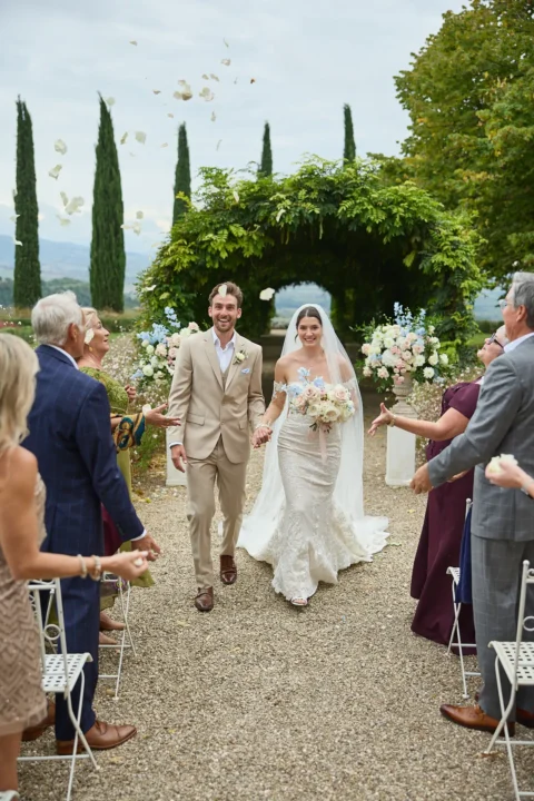 intimate tuscan celebration gabrielle nick