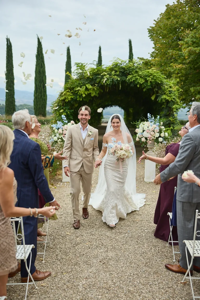 intimate tuscan celebration gabrielle nick